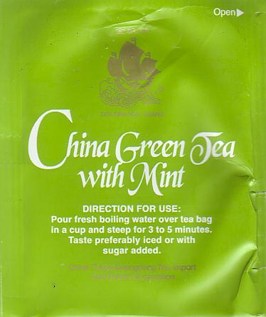 4 China Green Tea with Mint