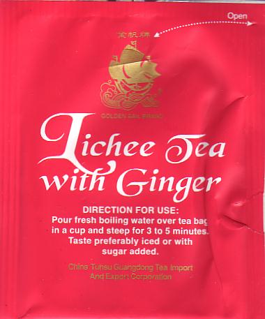 4 Lichee Tea with ginger