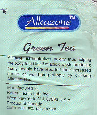 Alkazone Green Tea