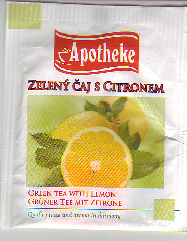 6 Zelený čaj s citronem