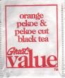 Orange pekoe & pekoe cut black tea